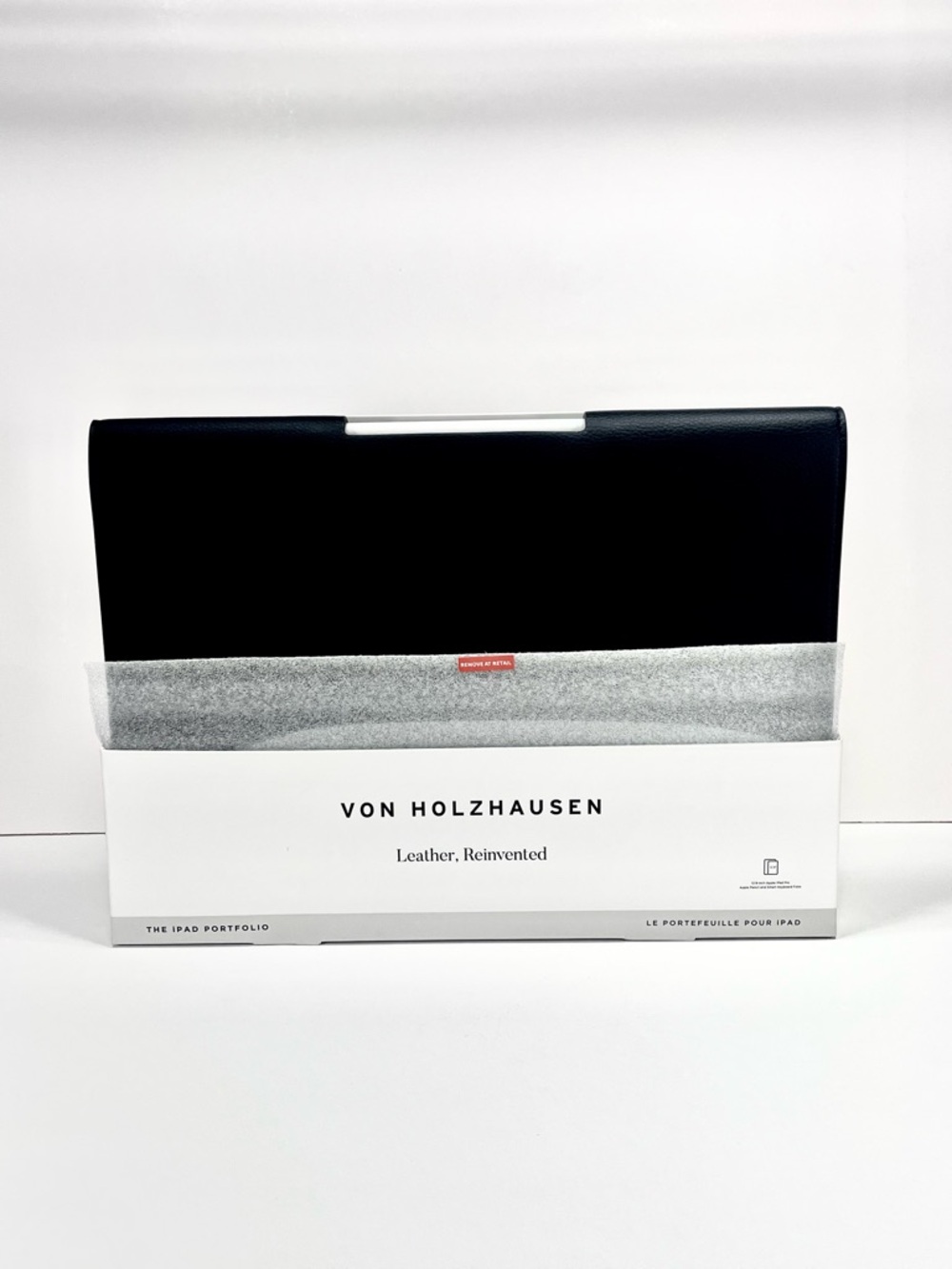 Von Holzhausen Leather Tablet Sleeve Clutch - Black for iPad 12.9 inch. New - Picture 4 of 8